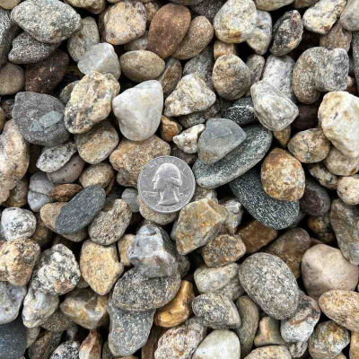 Washed Native Stone 1 1/2